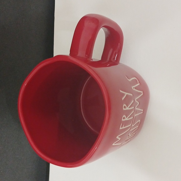 COPY - Rae Dunn red MERRY CHRISTMAS Holiday ceramic mug NEW - Picture 3 of 7